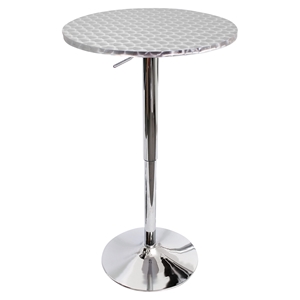 Bistro Height Adjustable Bar Table - Round 