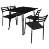 Harmony Dinette Set with Stackable Chairs - LMS-DS-CF-UNT