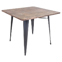 Oregon Square Dining Table - Gray