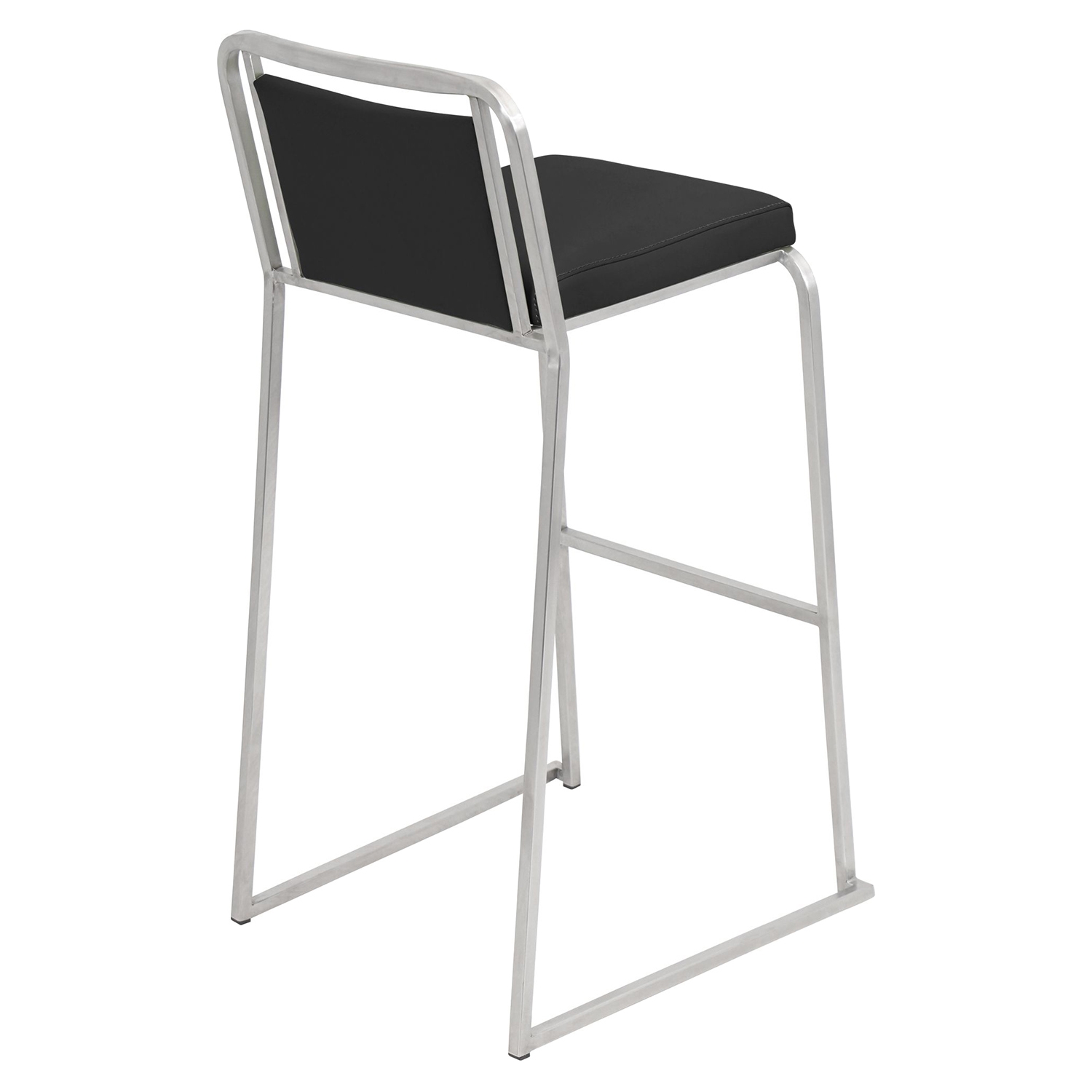Cascade Stackable Bar Stool with Sleigh Legs (Set of 2) | DCG Stores