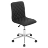 Caviar Height Adjustable Office Chair - Swivel, Black - LMS-OC-TW-CAV-BK