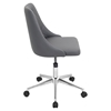 Marche Height Adjustable Office Chair - Swivel, Gray - LMS-OFC-MARCHE-GY