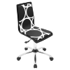 Darlene Printed Circles Computer Chair - LMS-OFC-TM-PCRC
