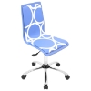 Darlene Printed Circles Computer Chair - LMS-OFC-TM-PCRC