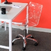 Swiss Clear Acrylic Office Chair - LMS-OFC-TW-SWISS-CL