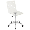 Swiss Clear Acrylic Office Chair - LMS-OFC-TW-SWISS-CL