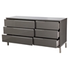 Naples Dresser - 6 Drawers, Gray - MOES-ER-1197-29