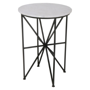 Quadrant Accent Table - Black 