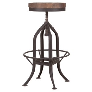 Brut Backless Barstool - Adjustable Height 