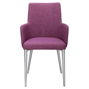 Flavia Upholstery Armchair - Purple 
