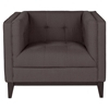 Pancini Club Chair - Dark Gray, Tufted - MOES-HV-1015-25