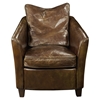 Charlston Club Chair - Dark Brown - MOES-PK-1001-20