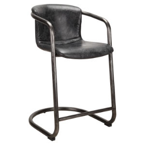Freeman Counter Stool - Antique Black (Set of 2) 