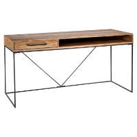 Colvin Office Desk - 1 Drawer, Natural