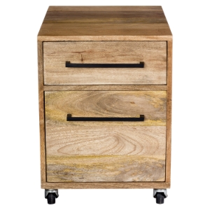 Colvin Mobile 2 Drawers Pedestal - Natural 