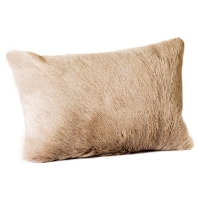 Goat Fur Bolster - Dark Gray