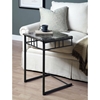 Illusion Snack Table / Laptop Stand - Charcoal Finish, Metal - MNRH-I-3063