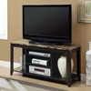 Cooder TV Stand - Open Shelves, Tapered Feet, Cappuccino - MNRH-I-3525