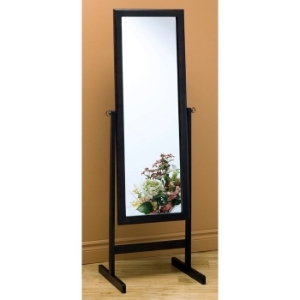 Sonnet Swivel Cheval Mirror - Rectangular, Cappuccino 