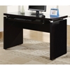 Arya Computer Desk - Cappuccino, Pull-Out Keyboard Tray - MNRH-I-7003