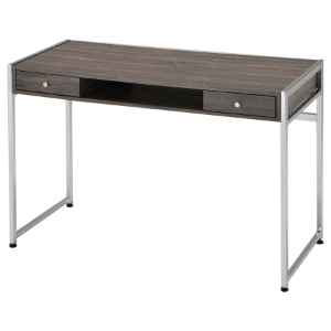 Desk-06 Study Writing Desk - Dark Driftwood 