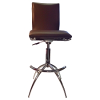 Barstool-60 - Adjustable Height, Brown