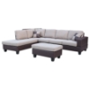 Sentra Sectional Sofa - Left Arm Facing Chaise, Light Brown 
