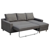 Turin Right Arm Facing Sofa Bed - Dark Gray - NSI-481510R