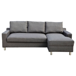 Turin Right Arm Facing Sofa Bed - Dark Gray 