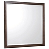 Edison Square Beveled Mirror - Java Oak Frame - NSI-516002BM