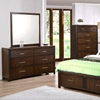 Edison 5 Piece Bedroom Set - Storage Bed, Java Oak, Queen - NSI-516002BQS