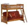 Cinnamon Twin Over Full Futon Bunk Bed - NDF-CIN-FB