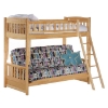 Cinnamon Twin Over Full Futon Bunk Bed - NDF-CIN-FB