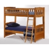Cinnamon Twin Bunk Bed - Medium Oak - NDF-CIN-MO