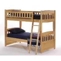Cinnamon Twin Bunk Bed - Natural Finish