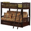Cinnamon Twin Over Full Futon Bunk Bed - NDF-CIN-FB