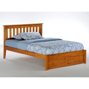 Rosemary Platform Bed with Footboard Panel 