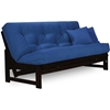 Armless Arden Espresso Complete Sit and Sleep Futon Set - Wood Frame, Mattress Options - NF-ARDN-ES-SET#