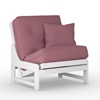 Arden Studio White Chair & Cushion Set - NF-ARDN-SW-CH-MOSET#