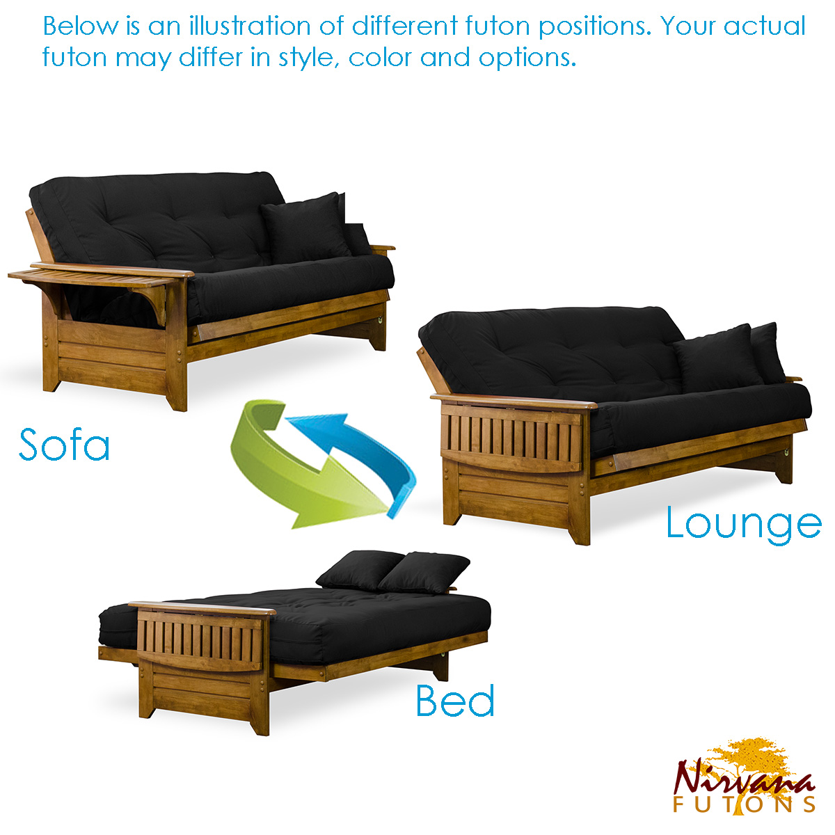 Brentwood Studio Line Futon Frame & Mattress Set | DCG Stores