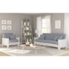 Cottage Studio White Futon Frame & Mattress Set - NF-COTT-MOSET#