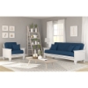 Cottage Studio White Futon Frame & Mattress Set - NF-COTT-MOSET#