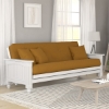 Cottage Studio White Futon Frame & Mattress Set - NF-COTT-MOSET#