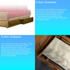 Arden Studio White Queen Size Futon & Chair Roomset - NF-ARDN-SW-CHQN-MORMSET#