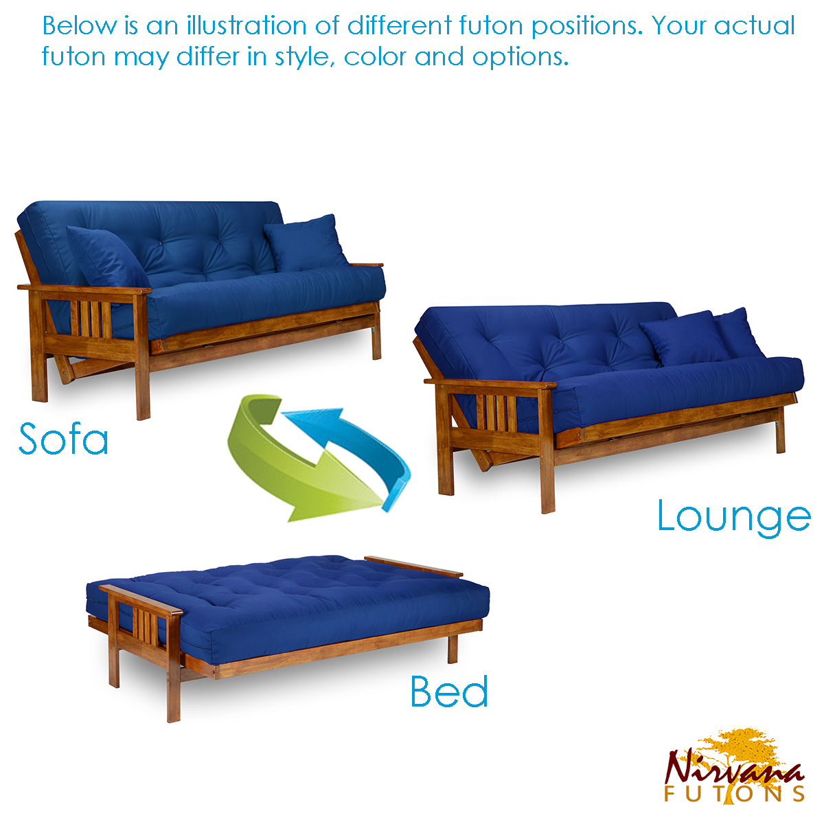Stanford Studio Line Futon Frame & Mattress Set | DCG Stores