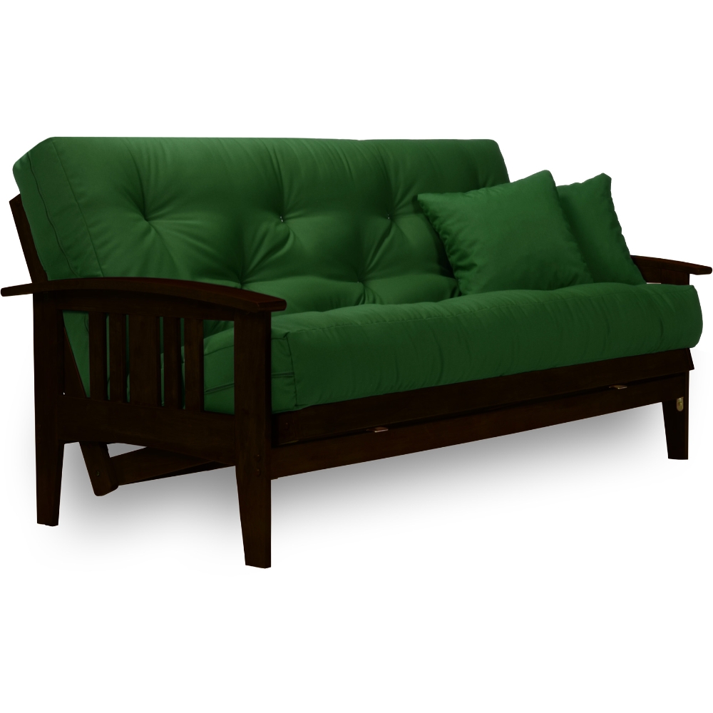 40 Inch Futon Westfield Dark Espresso Futon Frame - Solid Hardwood, Contemporary ...