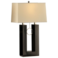 Earring Standing Table Lamp in Black