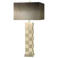 Times Squared Checkered Table Lamp