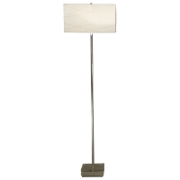 Criss Cross Floor Lamp with Clear Base