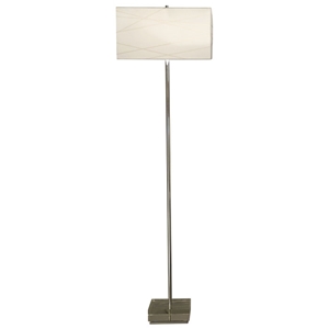 Criss Cross Floor Lamp with Clear Base 